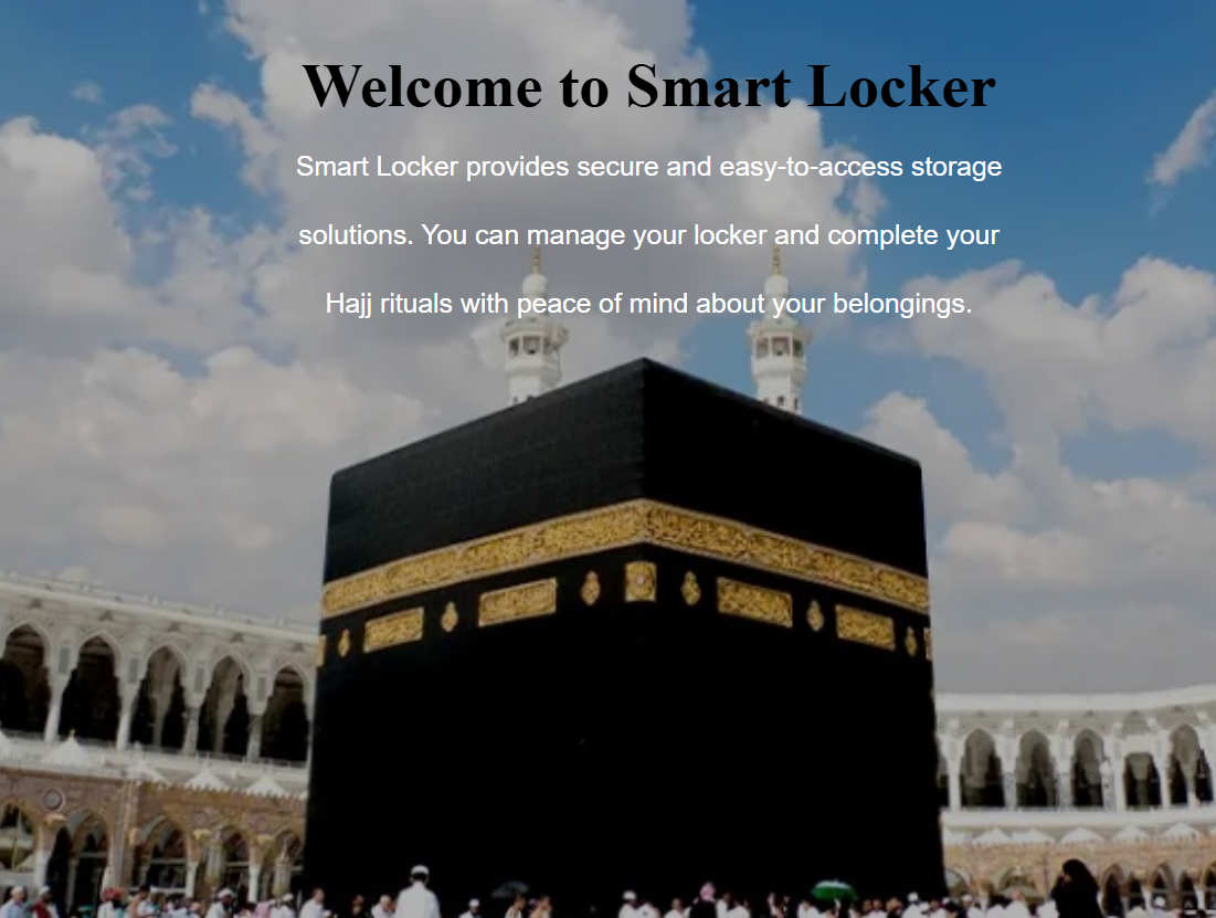 Smart Locker Management for Pilgrims and Umrah Performers system